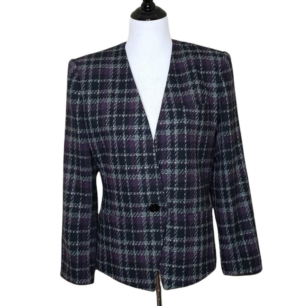Vintage Blazer Plaid